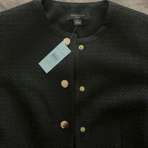 Black Ann Taylor jacket with tags